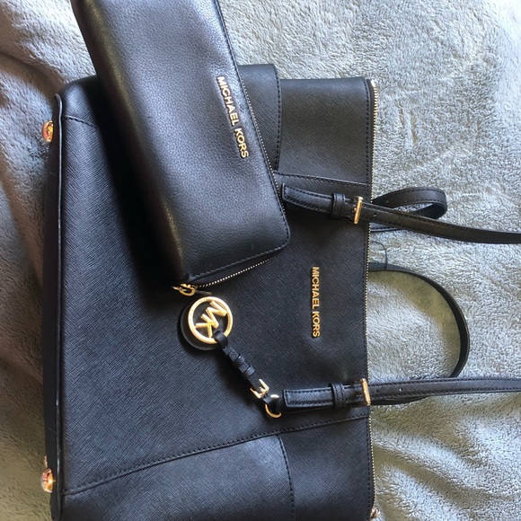 Michael Kors Handbags - Michael Kors Purse and Matching Wallet